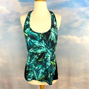 Athleta Tech Tank Top Jungle Print Size Medium